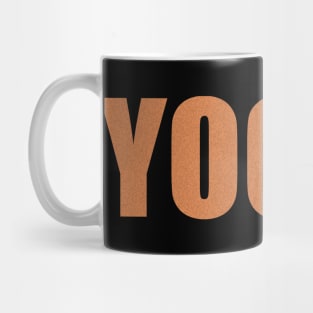 Minimalist Typography Yoga Master Mug